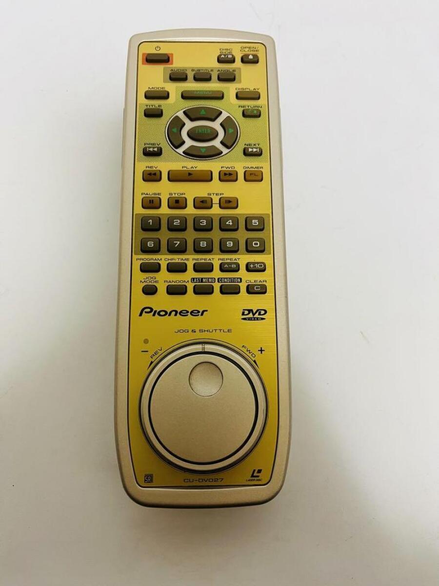 Pioneer CU-DV027 Laser Disc Player Remote controller support Pioneer CU-DV027 Laser Disc Player Remote controller support