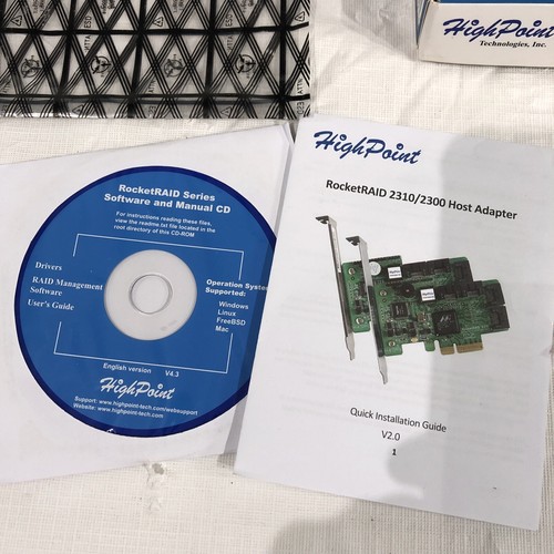 HighPoint RocketRAID 2310 4 Channel SATA II PCIe x4 Controller - Picture 6 of 7