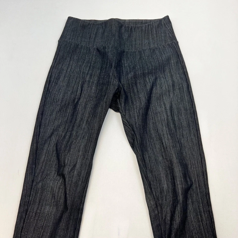 Agnes & Dora Women’s Mid Rise Dress Leggings Charcoal Size Medium - Image 2 of 4