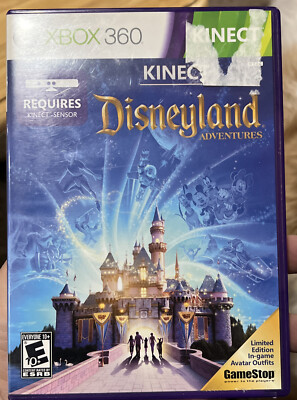 Kinect Disneyland Adventures - Xbox 360 - Disc, Box, and Manual