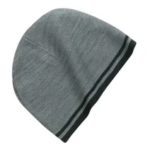 Port & Company CP93 Unisex Fine Knit Skull Cap with Stripes