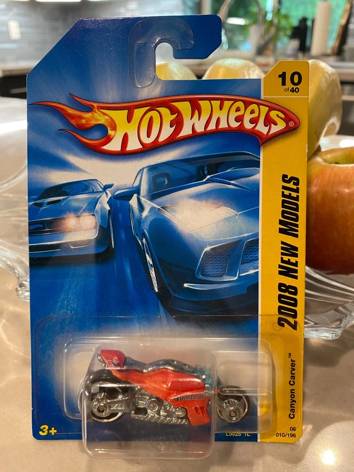 2008 Hot Wheels #10 Neuf Modèles 10/40 Canyon Carver Orange Variante W / Noir - Photo 1/1