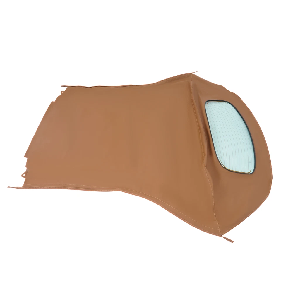 For Toyota Solara 2004-09 2007 Convertible Soft Top Brown W/Heated Glass Window Foto 3 de 4