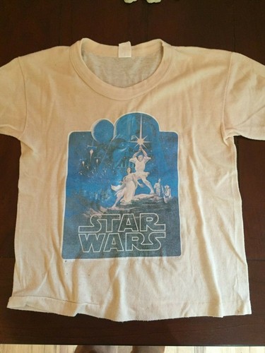 Vintage 1977 Star Wars T Shirt Luke 