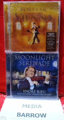 ANDRE RIEU - MOONLIGHT SERENADE/ FOREVER VIENA 2CD & DVDS - FREEPOST
