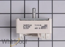 New Genuine OEM Whirlpool Range Surface Element Control Switch WP7403P238-60