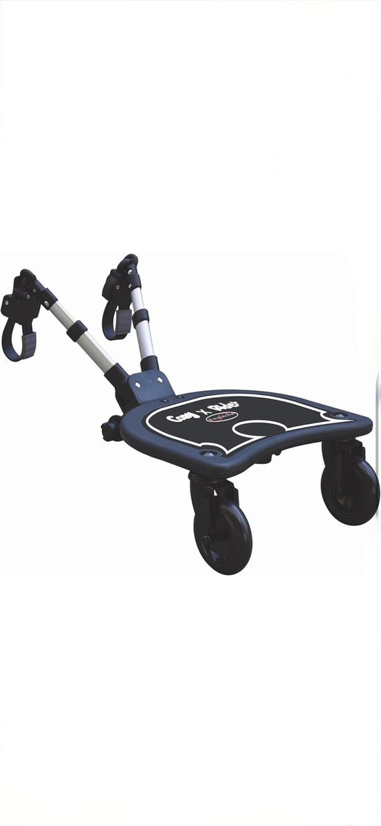 Englacha 2-in-1 Cozy X Rider, Black -Child Rider Stroller