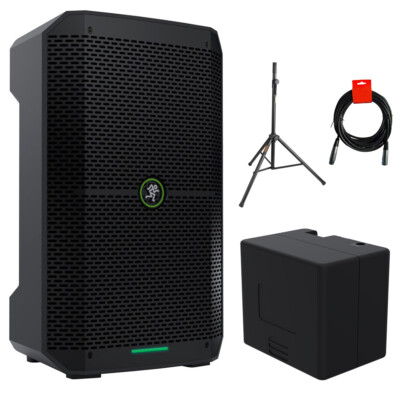Mackie Thump Go 8'' Portable Bluetooth Speaker w/ Mackie ThumpGo Battery Kit