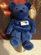 NFL Football Salvino's Bammers KO Beanie Baby New England Patriots Drew Bledsoe