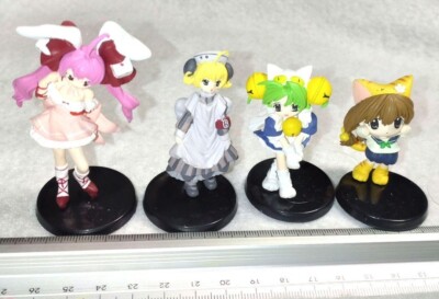 Di Gi Charat Bandai Real Figur 4 Stück komplett