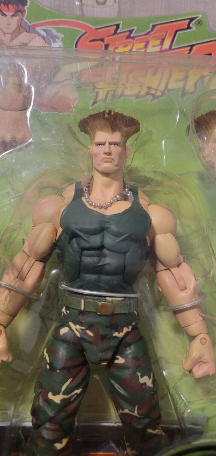 Street Fighter Guile Angel Toys Verde