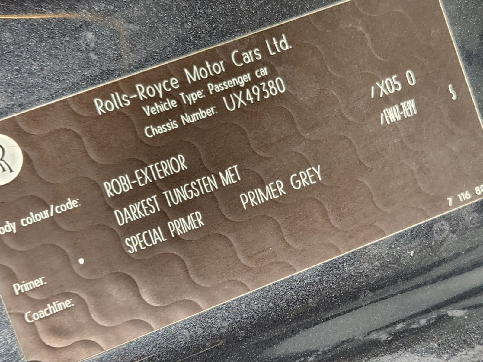 ✅ 10-14 OEM Rolls Royce Ghost RR4 Front Hood Bonnet Lid Panel Cover Gray NOTE*