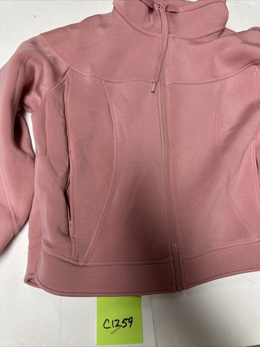 Bernardo Soft Neoprene Stand Collar Scuba Knit Jacket Pink Size Large L Women - Picture 9 of 21
