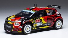 Rally Car Model Scale 1:43 Ixo Model CITROEN C3 RALLY 2 N.24 WRC2 RALLY...