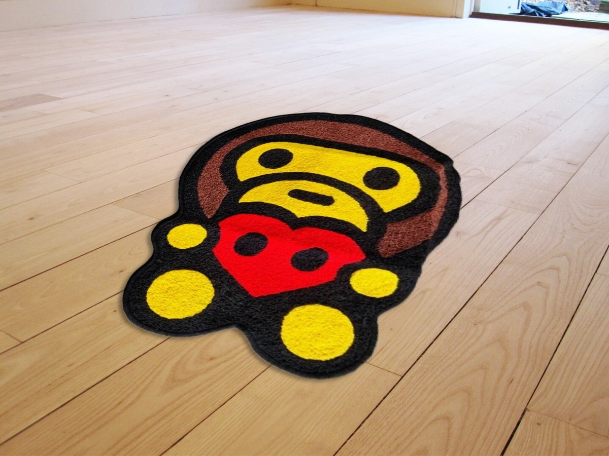 Area Rugs Bape Rug Mat A Bathing Ape Round Area Rug, Bape, Street