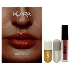 The Plump Lip Care Treatment Kit by Klara for Women - 3 Pc Kit Set
