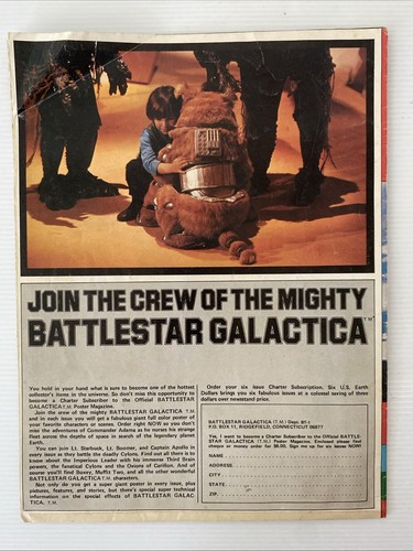 BATTLESTAR GALACTICA Official Poster Magazine issues #1 2 & 3 (K48830) Giant - Picture 3 of 16