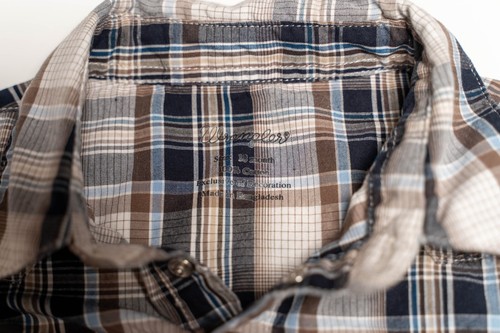 Wrangler Baby Infant Boys Long Sleeve Plaid Cowboy Western Shirt 18m Kids Suit - Picture 3 of 6