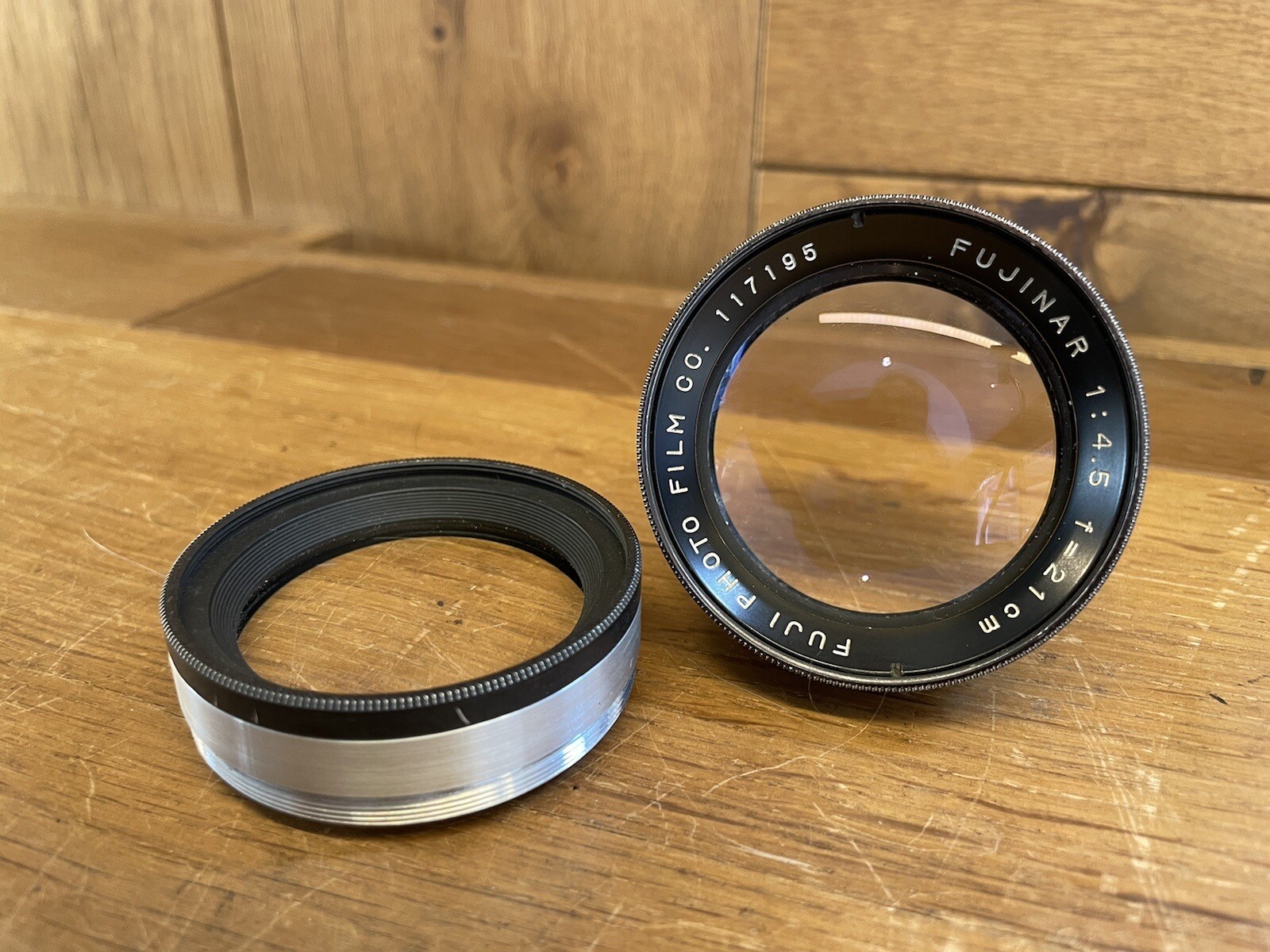 フィルムカメラ FUJI Fujinar-SC 21cm f/4.5 Copal No. 3 Fuji 21cm