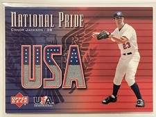 2003 Upper Deck Conor Jackson National Pride Game Jersey #NP-CJ Baseball