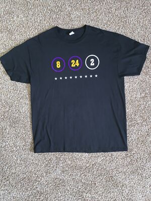 Kobe Gigi Giannia Bryant Memorial Shirt XL 2/8 Warriors Lakers 100%  Authentic - Main Image