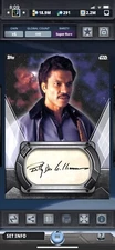 Topps Star Wars Digital Card Trader Silver Signature Landon Calrissian Insert