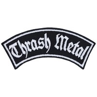Trash Metal AufnäHer Heavy Metal AufbüGler Biker Patch Kutten Applikation
