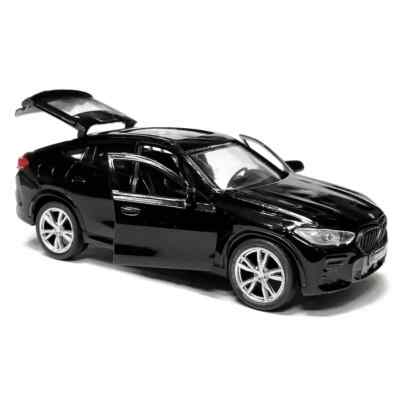 BMW X6 Metal Model Diecast Car Scale, Collectible Toy Cars, Black