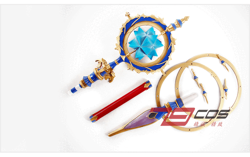 Fate/Grand Order FGO Leonardo da Vinci Caster Walking Stick Wand Cosplay Prop - Picture 10 of 10