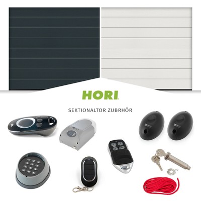 HORI Handsender Lichtschranke Garagentor Sektionaltor Zubehör Antrieb NET Taster