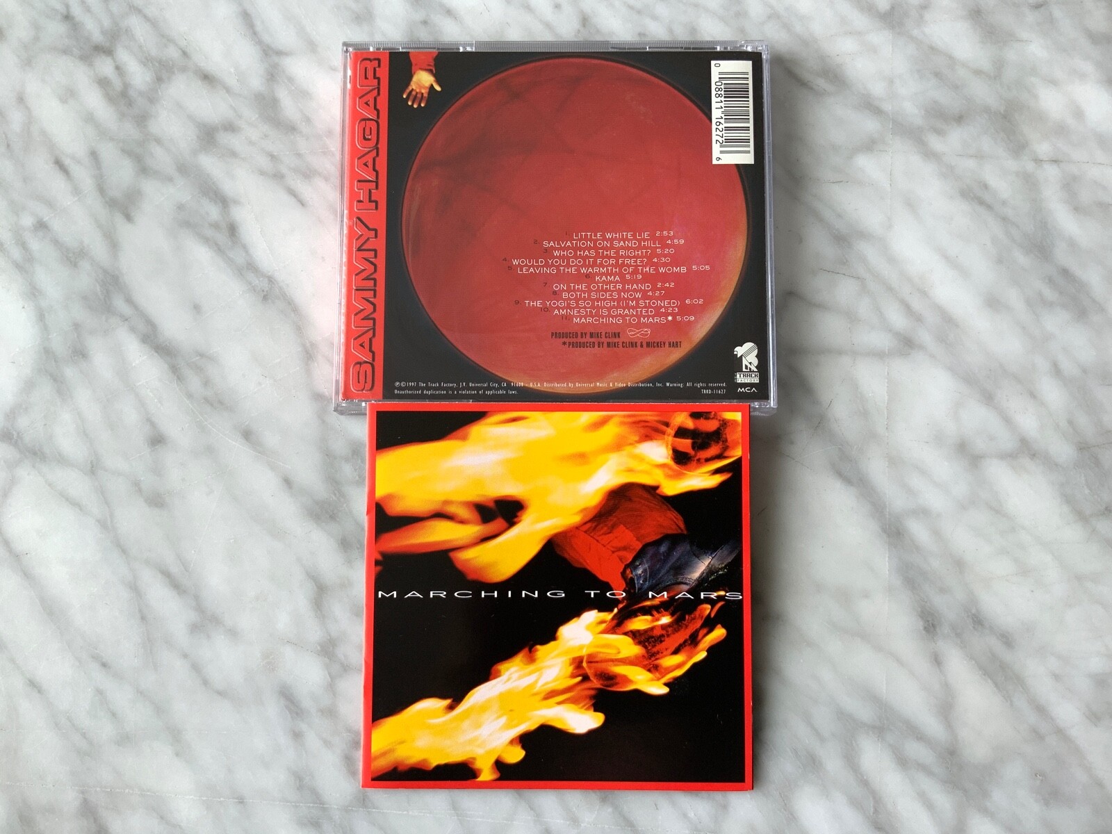 Sammy Hagar Marching To Mars CD ORIGINAL 1997 MCA TRKD11627 Van Halen