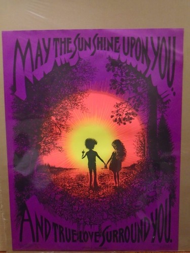 vintage 1971 Purple Sunshine original poster  11110