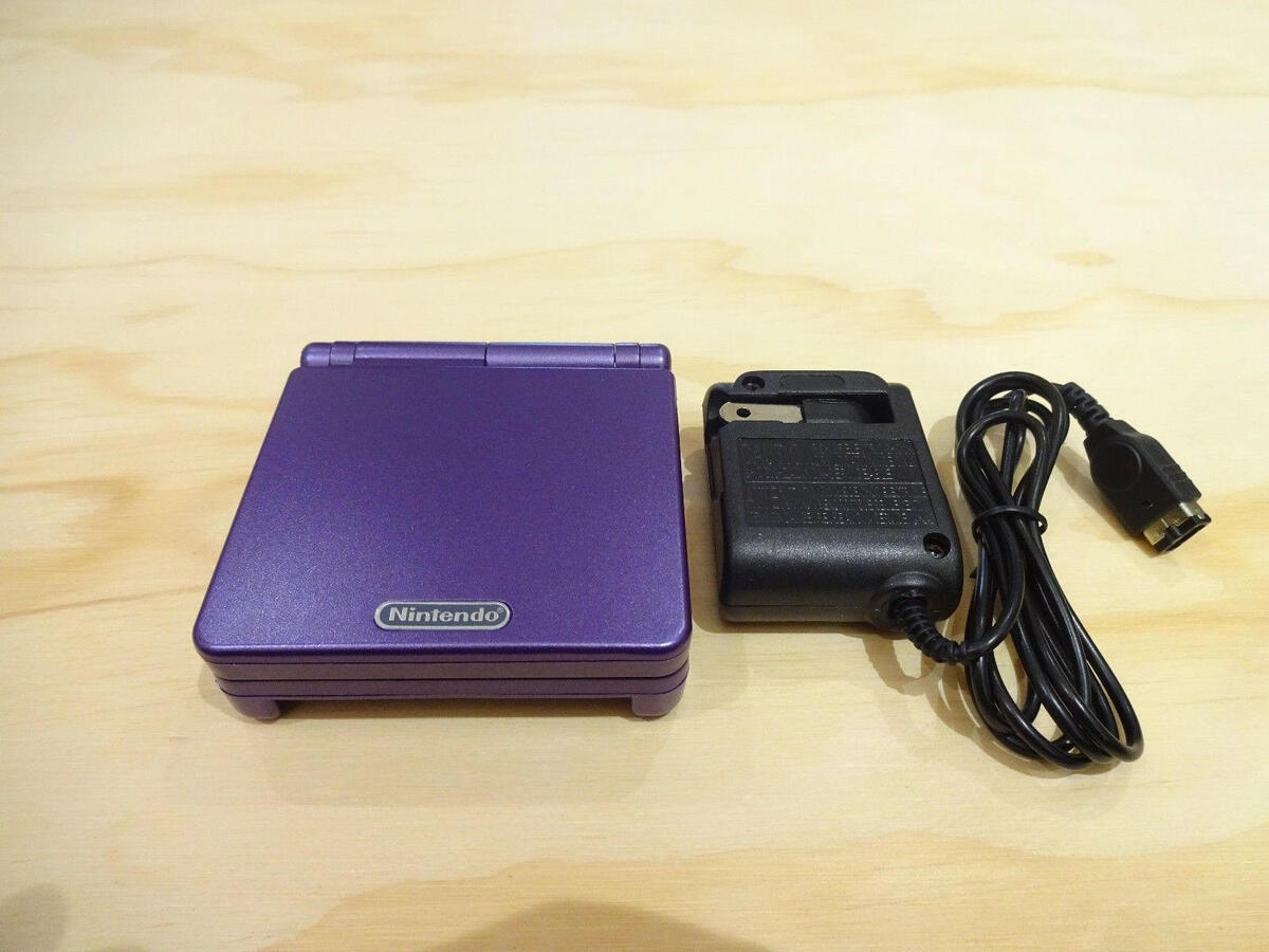 Nintendo Game Boy Advance GBA SP Midnight Purple System AGS Nintendo Game Boy Advance GBA SP Midnight Purple System AGS