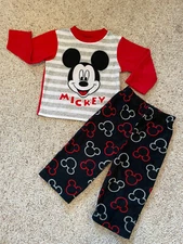 baby boy mickey mouse winter Pj’s