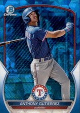 2023 BOWMAN CHROME SAPPHIRE - PROSPECTS ANTHONY GUTIERREZ #BCP-166 