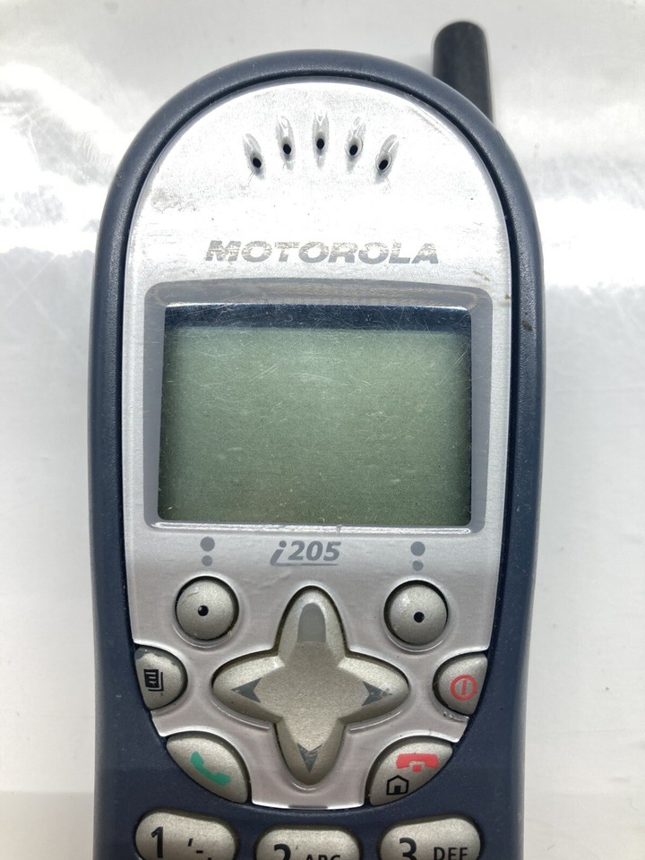 Vintage Motorola i205 Nextel Cell Phone For Parts Untested eBay