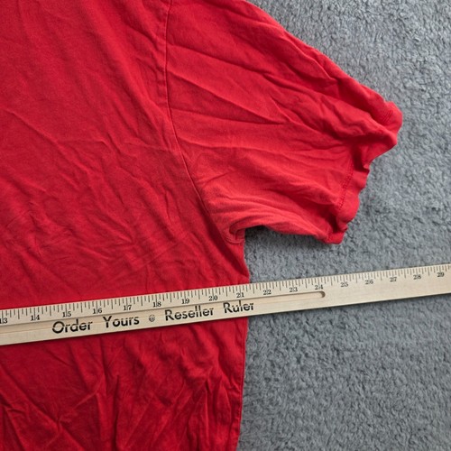 Johnnie O Shirt Men's Red Sacred Heart University T-Shirt Pocket Size XL - Picture 8 of 9