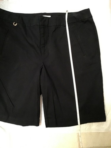 Charter club shorts Size 12 black beige or white - Picture 4 of 11