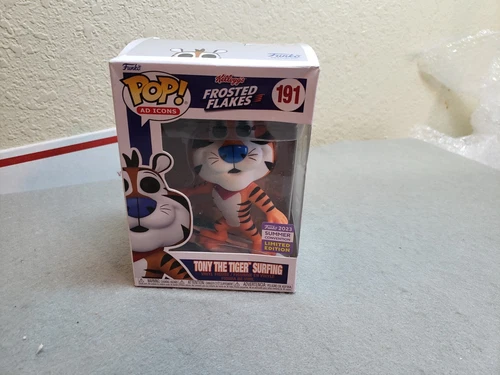 Funko Pop! Ad Icons Tony the Tiger Surfing #191 2023 San DIego Comic Con Limited