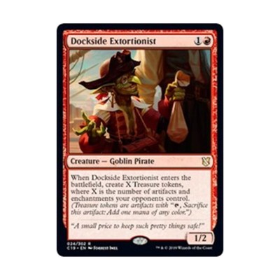 WOTC MtG Commander 2019 Dockside Extortionist (R) NM