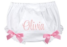 1st BIRTHDAY BLOOMER - DIAPER COVER - BABY GIRL - PERSONALIZED PANTY
