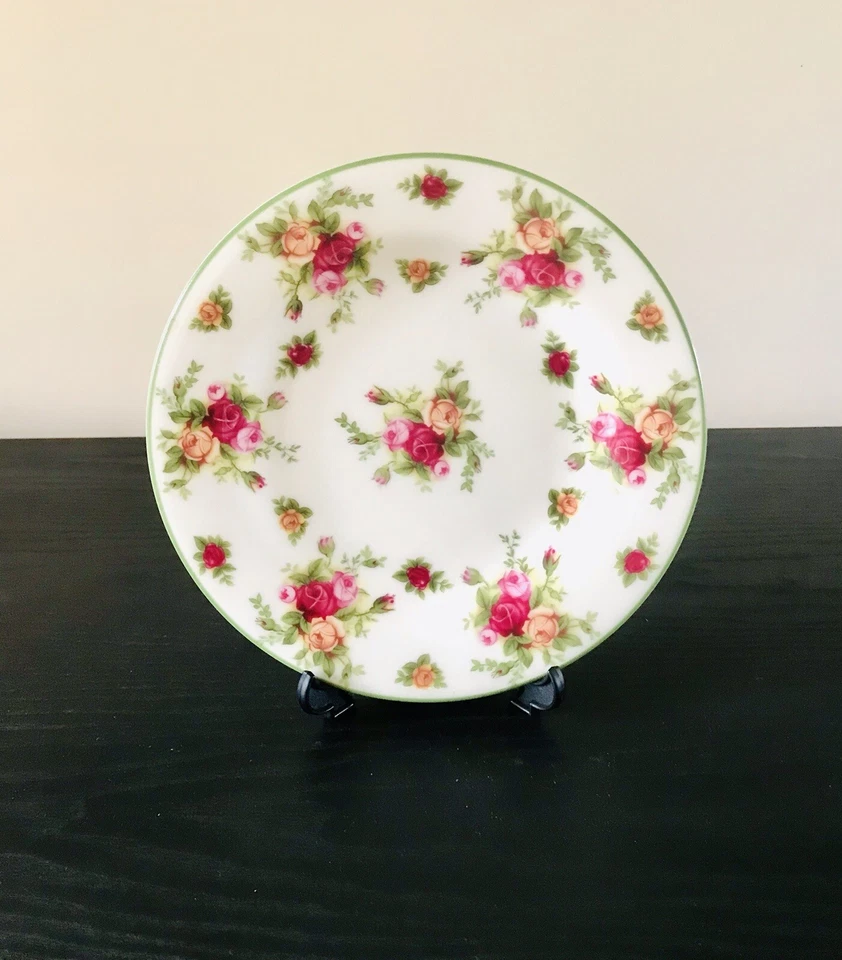 Royal Albert Old County Roses Casual Classics Bone China Plate Unused 6 In Stock - image 2 of 4