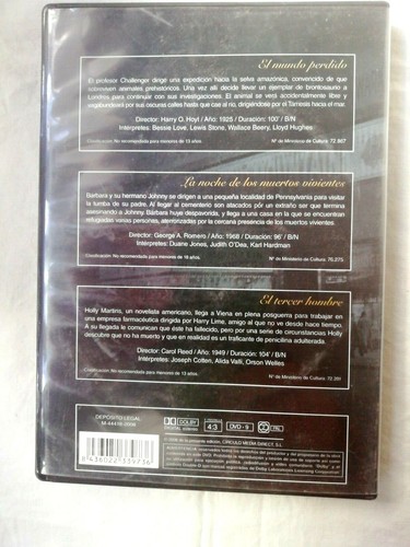 Jollas de cine DVD Cine De Culto 3x1 La Noche de los muertos vivientes, pal - Imagen 5 de 6