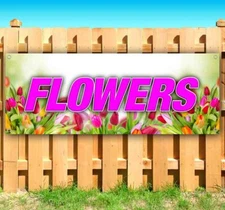 FLOWERS Advertising Vinyl Banner Flag Sign Many Sizes FLORIST