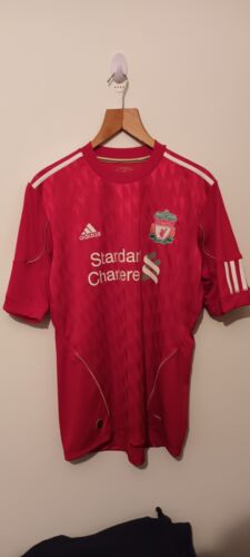 Adidas Liverpool Home Shirt Size Medium 2010/2011/2012 Standard Chartered - Picture 1 of 6