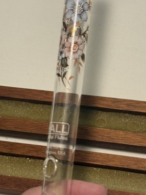 Hall Crystal Flute in G with wood case
