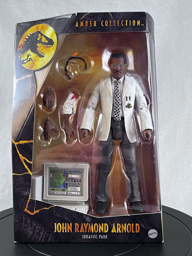 FIGURAS 1:12 COLECCIÓN ÁMBAR PARQUE JURÁSICO MATE JOHN RAYMOND DR. IAN MALCOLM - Imagen 11 de 24