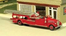 Sylvan Scale Models V240 HO Scale 1946-1951 Seagrave Aerial Ladder Fire Truck -