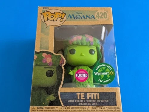 Funko Pop Te Fiti Disney Moana #420 Flocked Walmart Earth Day Exclusive
