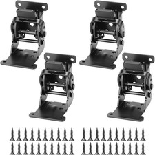 4 Pack Folding Lock Extension Table Bed Leg Feet Support, Shelf Bracket,...